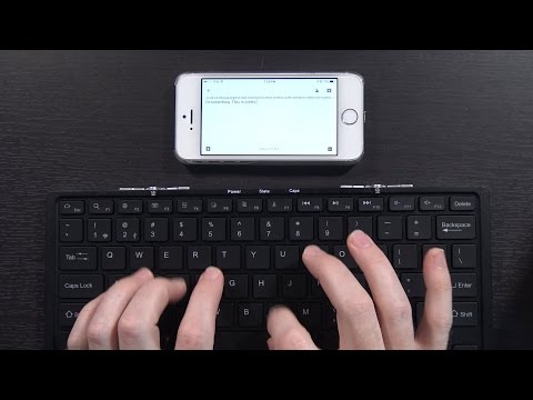 Full-size Folding Bluetooth Backlit Keyboard from iClever (IC-BK05)