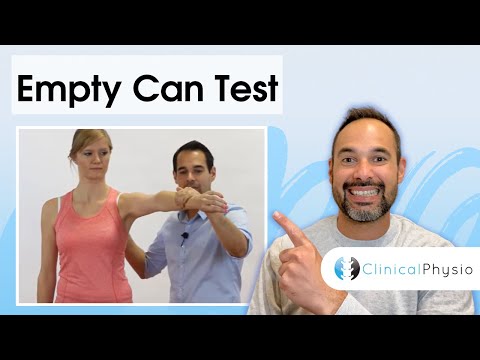 Empty Can Test for Shoulder | Clinical Physio Premium