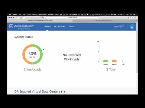 VMware vCloud Availability 2.0 Quick Overview Demo