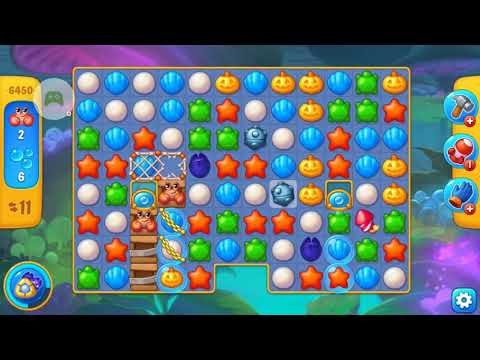 Fishdom level 6450 with a puzzle (с головоломкой)