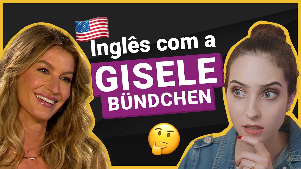 GISELE BUNDCHEN FALA INGLÊS BEM? 👀 REACT + AULA