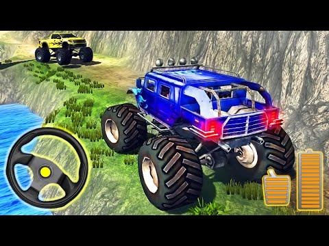 6X6 Monster Truck Racing - Real Jeep Driver Simulator Game - Android Gameplay