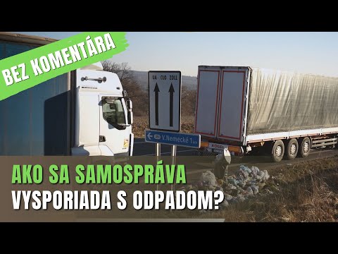 BEZ KOMENTÁRA: Odpadky po kolónach kamiónov