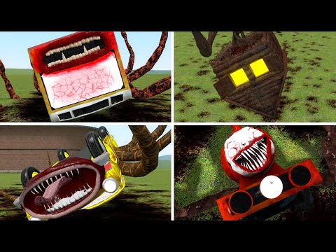 EVOLUTION OF MONSTERS: CAR EATER,HOUSEHEAD BUS EATER,BUS EATER,BLOOP EATER,TRAIN BUSEATER (GMOD)!!!?