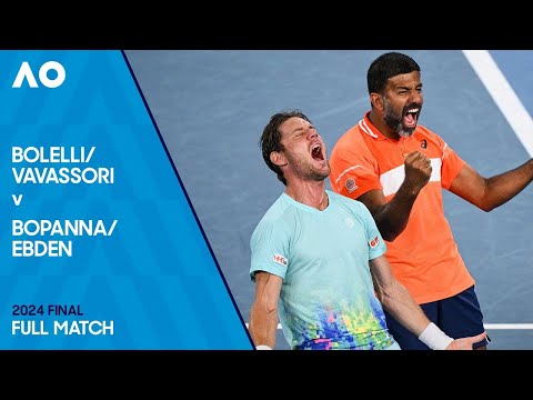 Bolelli/Vavassori v Bopanna/Ebden Full Match | Australian Open 2024 Final