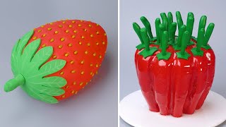 Delicious Fondant Fruit Cake Hacks Ideas | Most Satisfying Chocolate Cake Decorating Recipes