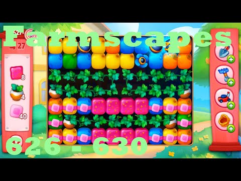 Farmscapes Level 626 - 630 HD Gameplay Walkthrough |  3 - match game | android | ios | pc | app