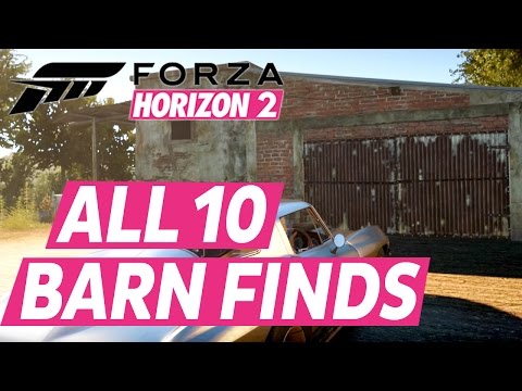 Forza Horizon 2 All Barn Finds Car Locations