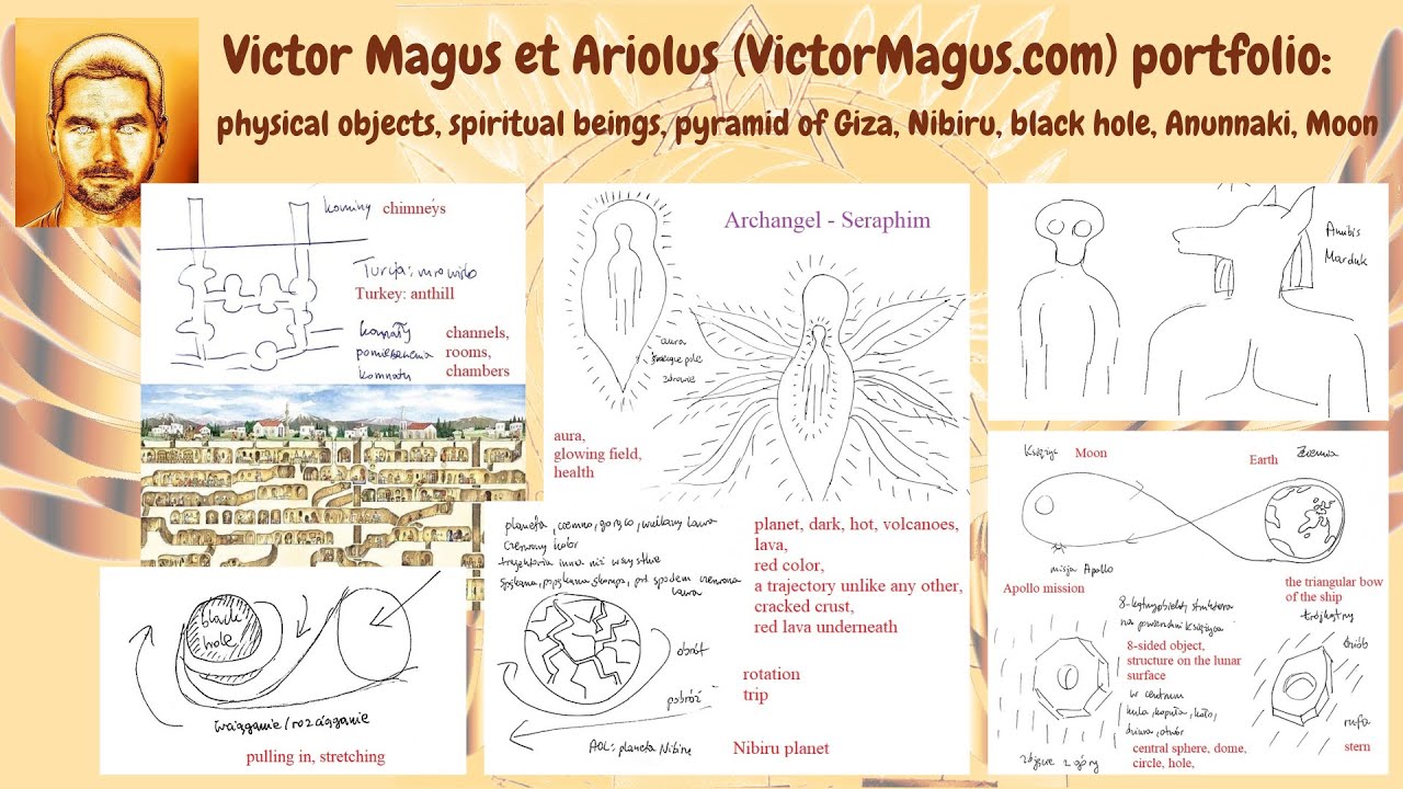 Victor Magus et Ariolus (VictorMagus.com) Remote Viewing portfolio examples