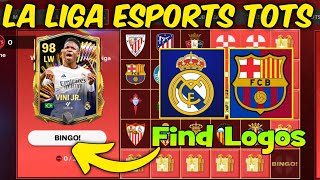 HOW TO GET LA LIGA ESPORTS TEAM OF THE SEASON TOTS BINGO REWARD LOGO VINICUS IN EA FC FIFA MOBILE 24