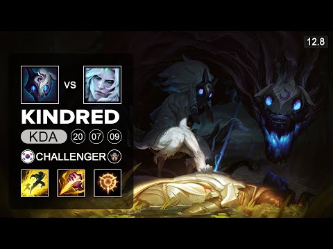 Tarzan Kindred vs Viego Jungle - KR Challenger - Patch 12.8 Season 12