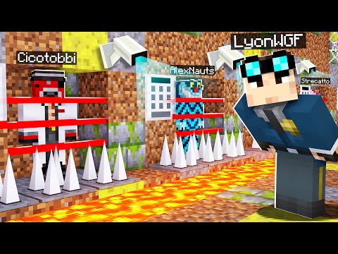 TORTURO I MIEI AMICI nella PRIGIONE POVERA! GUARDIE E LADRI SU MINECRAFT!!