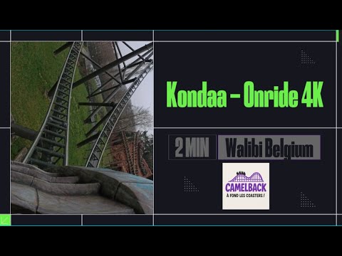 Kondaa - Walibi Belgium - Onride 4K