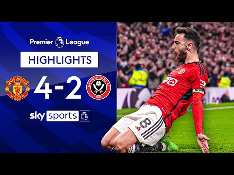 Fernandes scores stunner in comeback win 💪 | Man Utd 4-2 Sheffield Utd | Premier League Highlights