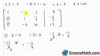 Algebra 2 Lesson #31 Solving Linear Systems in three Variables using Matrix Methods