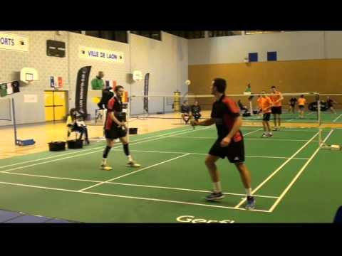 Badminton - ICN3 - J6 - LAON  - AMIENS - DH - 2015/2016