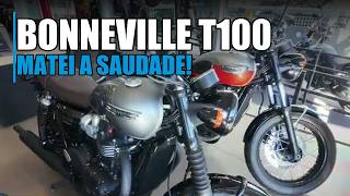 Triumph Bonneville T100 900cc: Andei na Clássica e Entendi Por Que Quem Tem Não Vende! (Test Ride)