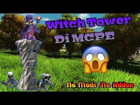 How to Make a Witch Tower in MCPE |  Minecraft Tutorials