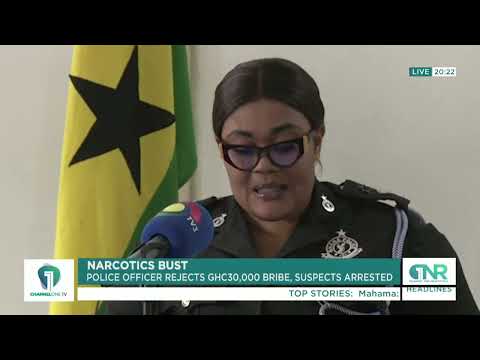GH¢30,000 Bribe Attempt: Police Arrest Two Suspects Over Suspected Narcotics