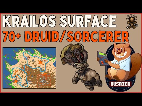 Krailos Surface (Surprisingly great!) | 70+ Sorcerer/Druid | Tibia