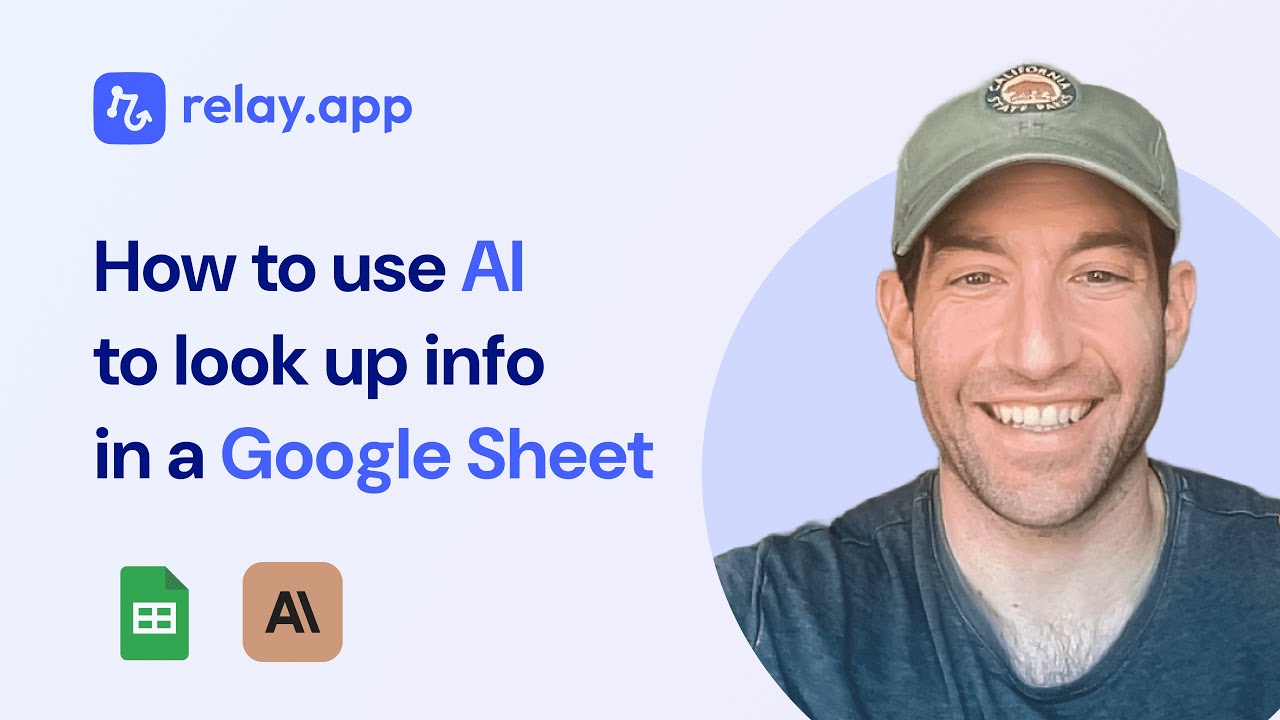 How to use AI to look up information in a Spreadsheet