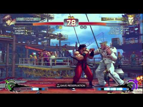 SSF4 AE 2012 Ranked Darryl215 (Guy) vs K-Vong-Stunner (Guile)