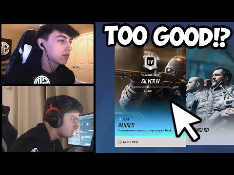 When PROS Smurf in Rainbow Six Ranked... (INSANE)