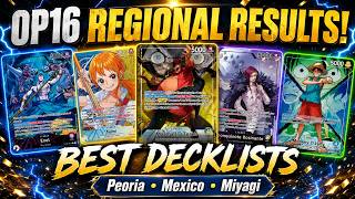 The first OP16 META results are here! π Peoria, Mexico & Miyagi OP16 Regional Breakdown | OP TCG