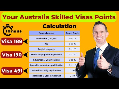 Maximize your Australian PR points calculation  [With case scenario] - Visa 189, 190 & 491