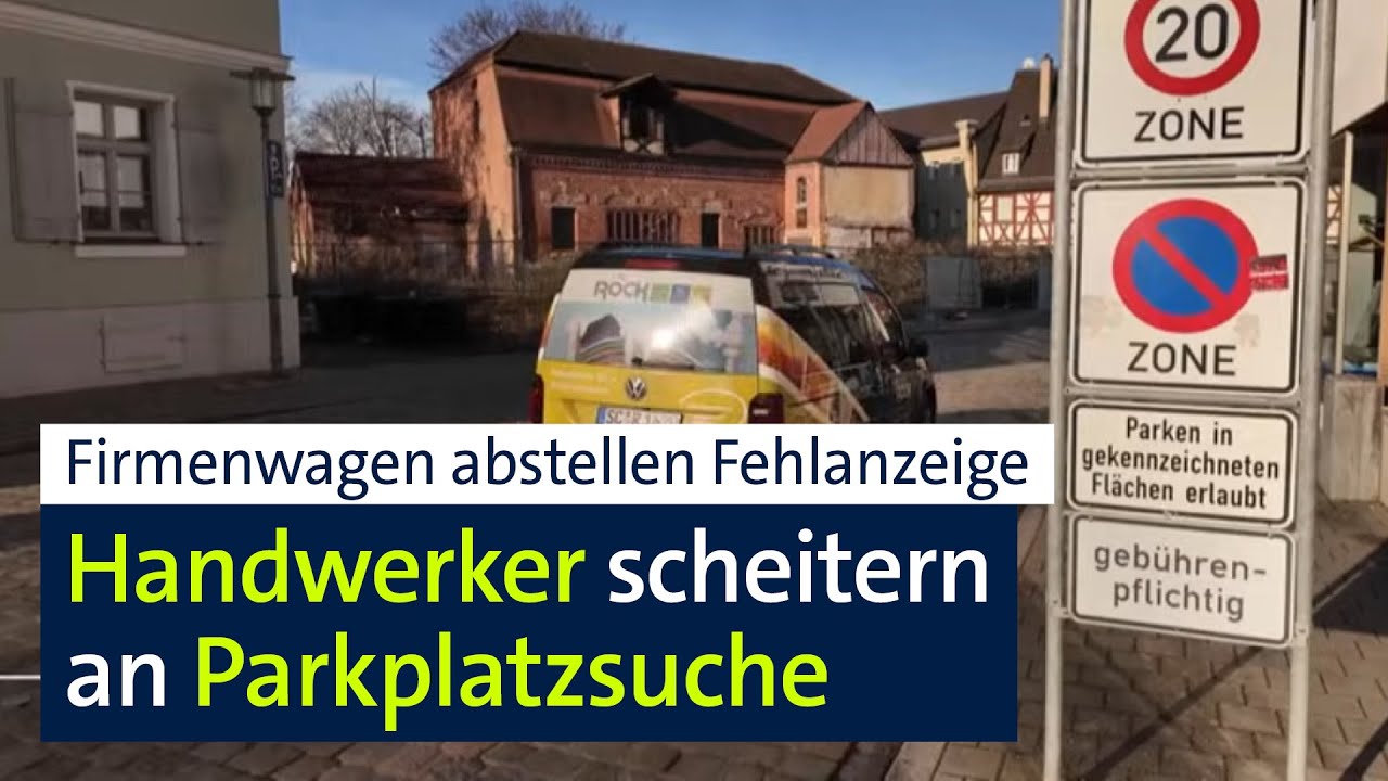 Volle Städte: Wenn der Handwerker keinen Parkplatz findet | BR24