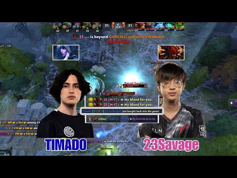 TIMADO VS 23SAVAGE - TOP CARRY BATTLE