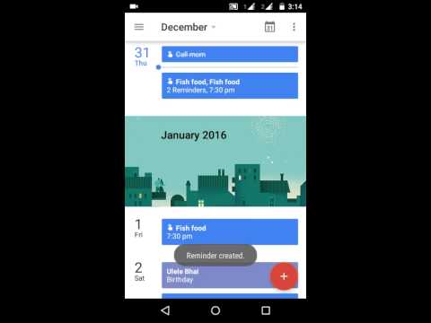 How to create reminder on Motorola e2