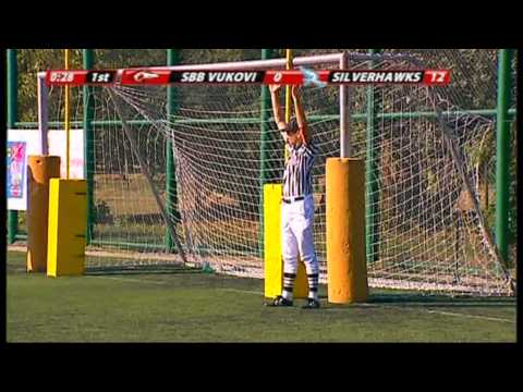 CEFL Bowl VII: SBB Vukovi Beograd vs. Ljubljana Silverhawks 21-34 PART 1