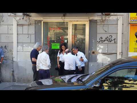 Carlo Vanzina a Napoli con suo fratello e Vincenzo Salemme