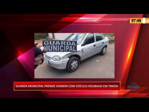 Guarda Municipal prende homem conduzindo carro roubado em Timon 30 09 2020