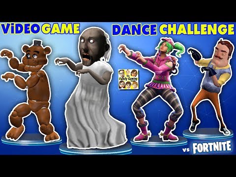 Bendy And The Ink Machine Walkthrough Granny Vs Bendy Vs Hello - bendy and the ink machine walkthrough granny vs bendy vs hello neighbor vs fortnite vs fnaf vs roblox crazy video game dance challenge!    by fgteev game
