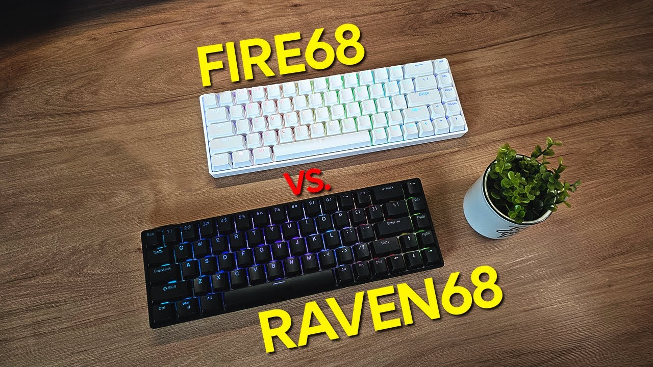 COMPARATIVO - Qual o melhor teclado magnético? Raven68 ou Fire68?