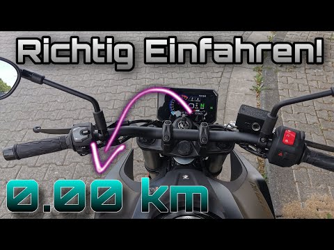 wenn du dein Motorrad liebst, musst du das beim einfahren wissen!