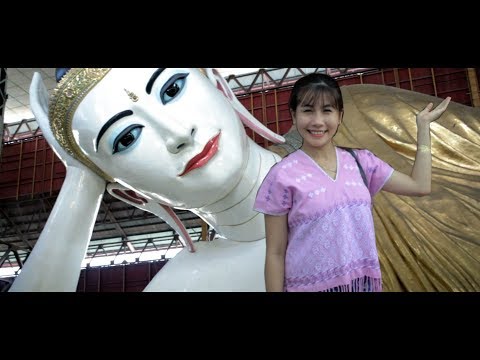 Karen1TV- Visite um dos maiores Buda Reclinado de Mianmar