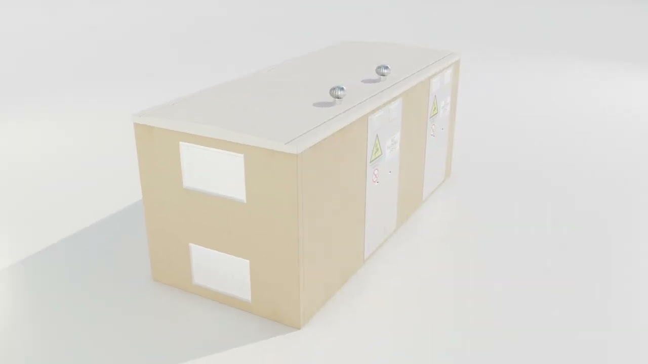 Prefabricated Electrical Substation 3D Model