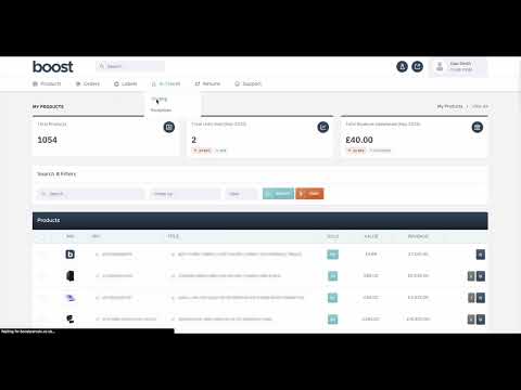 My Boost Dashboard