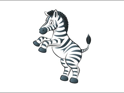 Das Zebra - Tierlied zum Mitsingen für Kinder (mit Song Text)