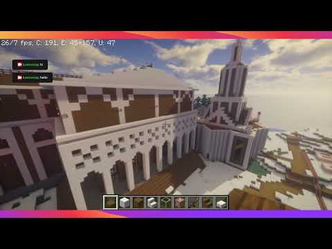 Ultimate Snowy Village Tour on Twitch - Kado Reiqi's Epic Minecraft Builds!