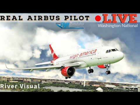 FlyByWire A320 + VNAV | Real Airbus Pilot | River Visual 19 | VNAV Tutorial