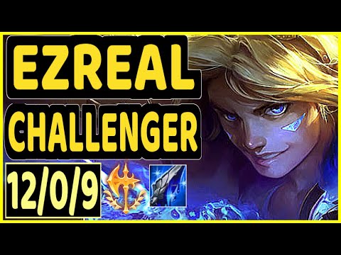 VIPER (EZREAL) - 12/0/9 KDA BOTTOM ADC CHALLENGER GAMEPLAY - KR