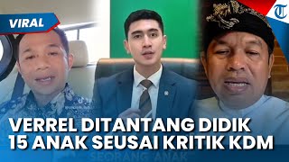 Kritik Kang Dedi! Verrel Bramasta Ditantang Didik 15 Siswa di Luar Barak Militer, Singgung Adu Domba