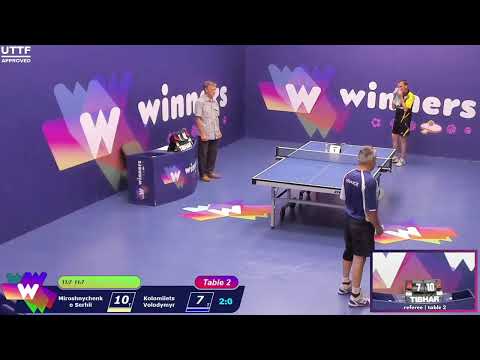 Winners League  01.09.21 Miroshnychenko Serhii - Kolomiiets Volodymyr  12:30
