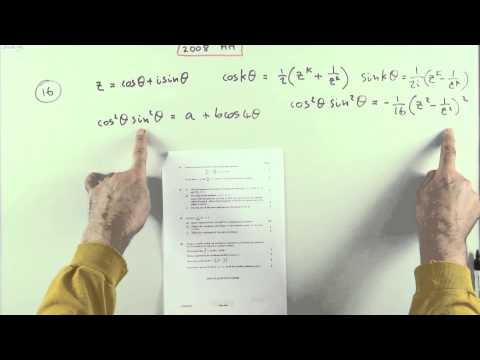 2008 SQA Advanced Higher Maths no.16   deMoivre