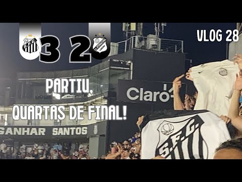 PARTIU, QUARTAS DE FINAL! | Santos 3x2 Inter de Limeira | VLOG 28