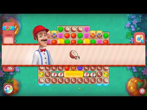 Gardenscapes level 11369 No Boosters Gameplay